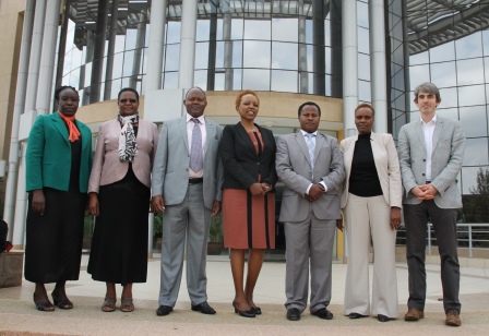 Meeting members of the KLISC executive committee at USIU-Africa, Nairobi