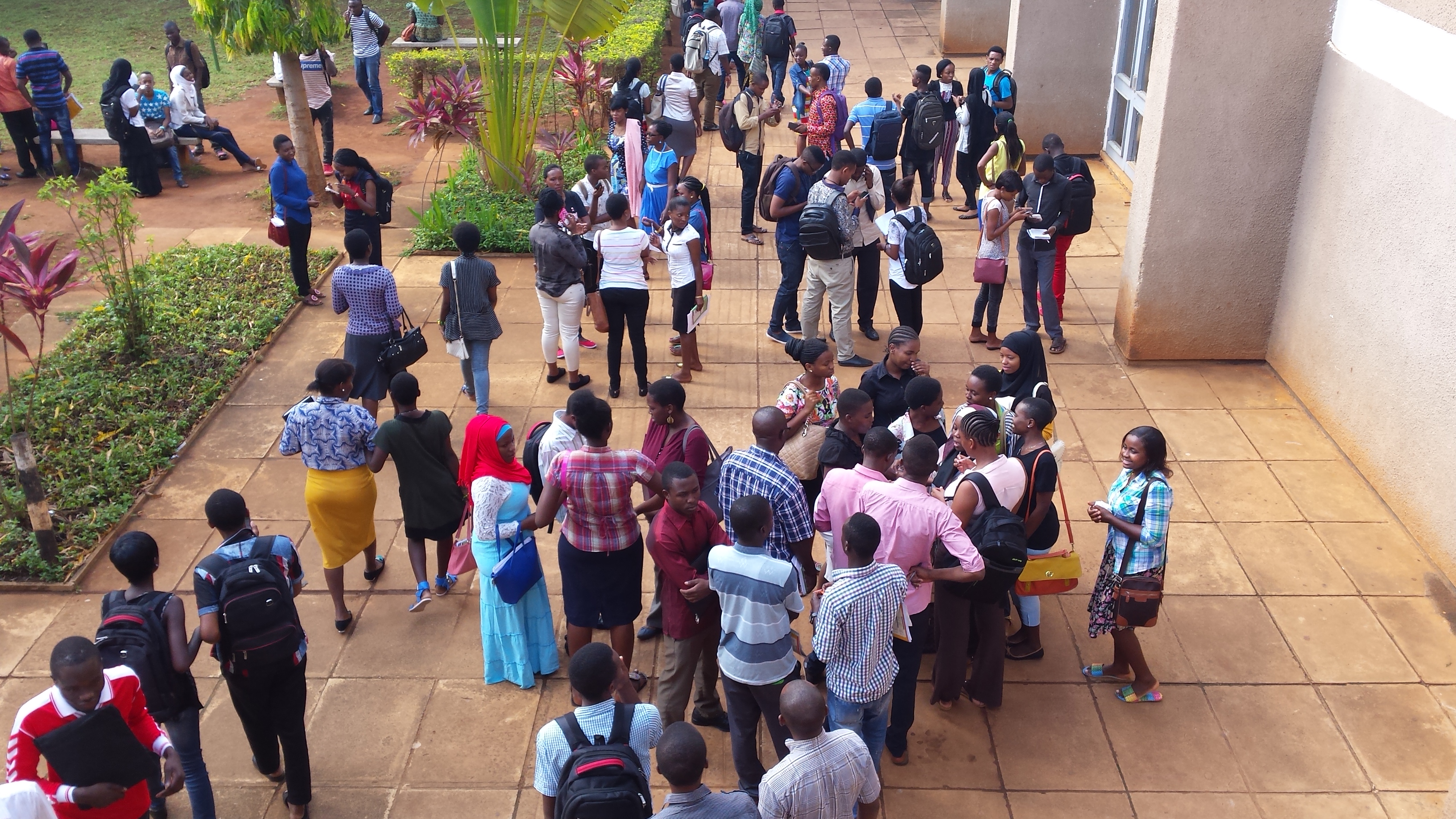 Students at Mzumbe University