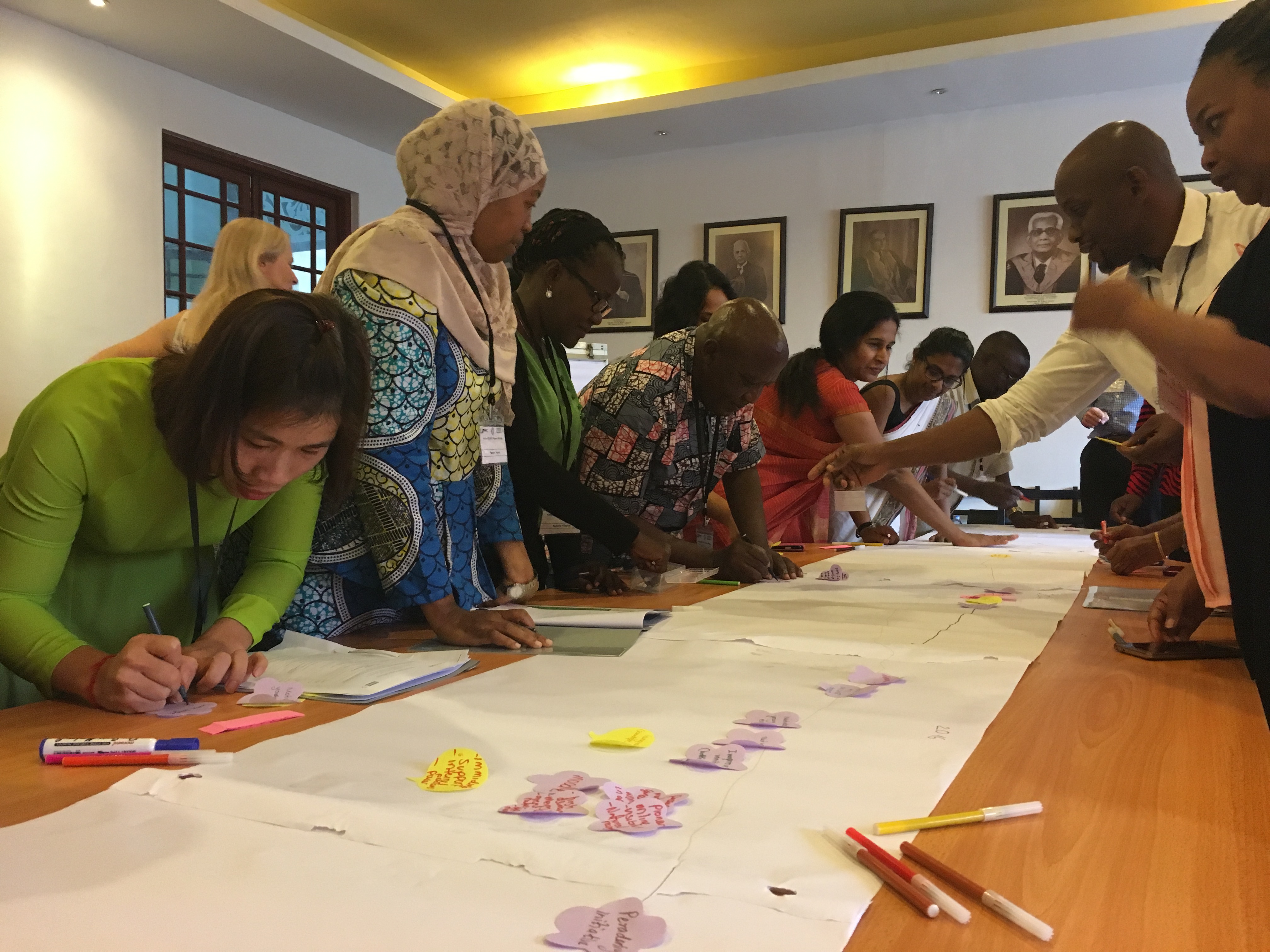 Partners from Africa and Asia share experiences of embedding research writing training in their institutions