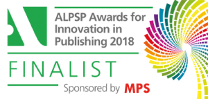 Banner showing JPPS is a finalist for the ALPSP Awards.