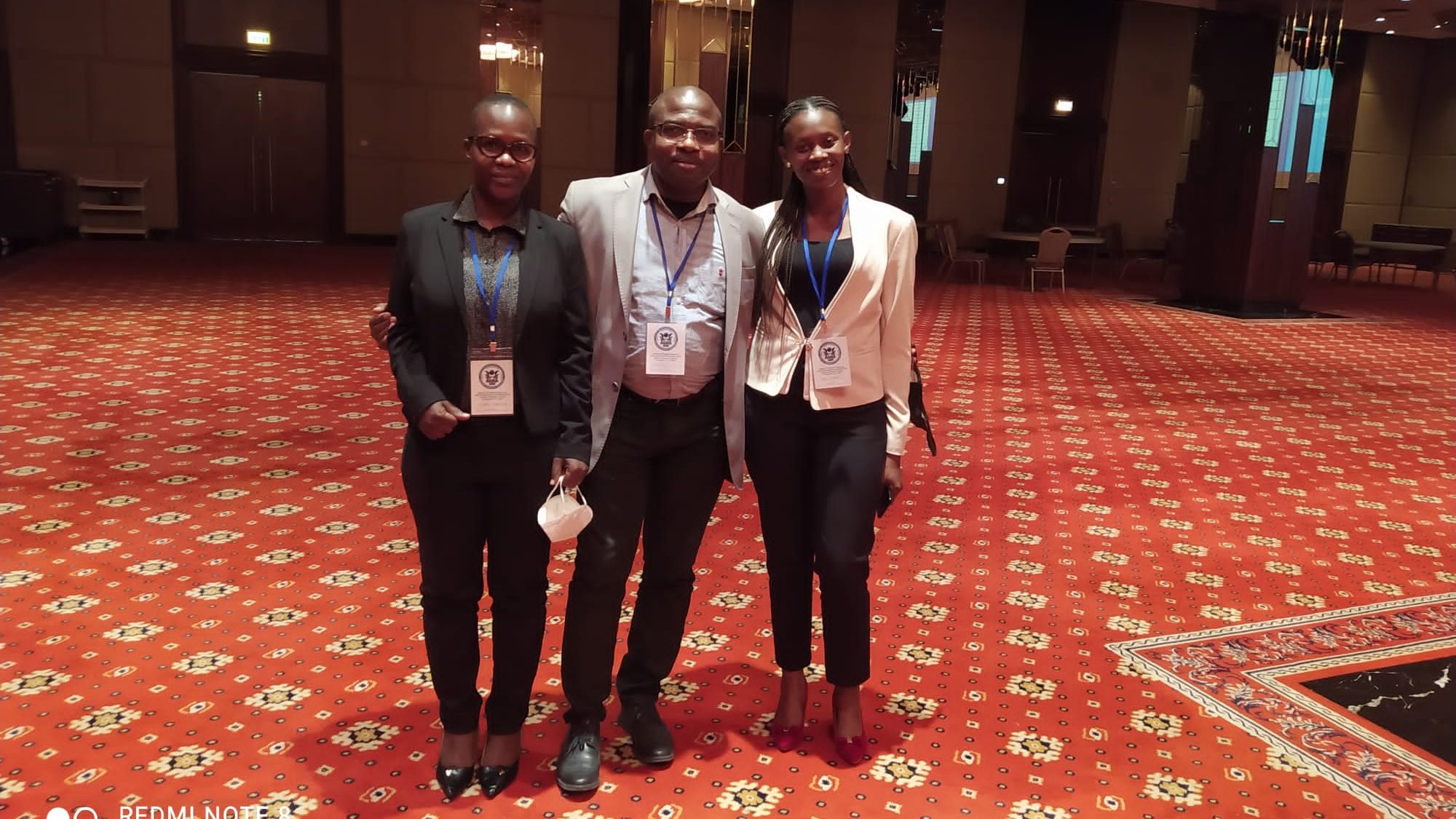 Sarah Nabachwa and others at the AGBA Conference in Turkey.